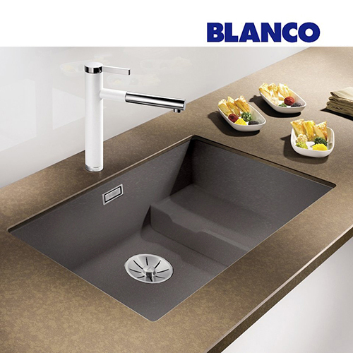 BLANCO<br>SUBLINE 700-U LEVEL<br>523454 花崗岩廚用水槽<br>(灰色/ 內徑70x40 cm)  |產品介紹|廚用水槽|BLANCO