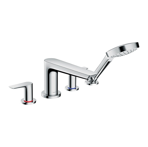 Hansgrohe71748000 <br>Talis E 四件式缸上型浴缸龍頭 (鉻)<br>(含 埋壁軸心)  |浴缸龍頭|HANSGROHE|浴缸上龍頭