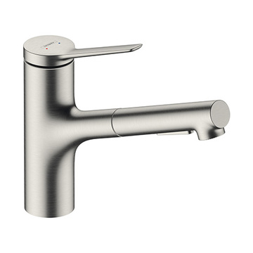 Hansgrohe  74800800 <br>Zesis M33 廚用伸縮龍頭 (亮鉻色)  |廚用龍頭|Hansgrohe
