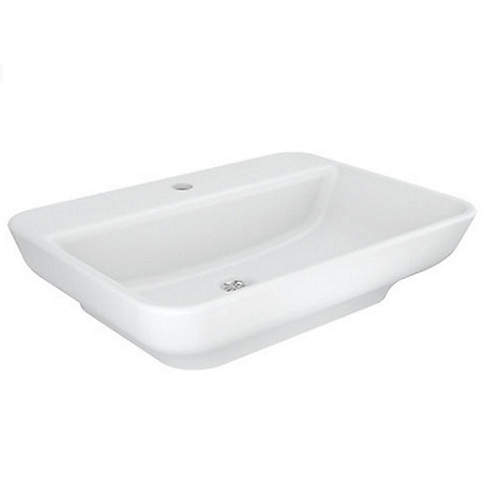 KOHLER  K-75376IN-1-0 <br>Trace 檯面盆(白,有龍頭孔)<br> (58.5 x 46 cm)  |面盆|KOHLER|檯上盆