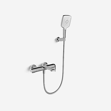 〝KOHLER 促銷商品〞<br>K-97369T-4-TT<br>Avid 浴缸花灑龍頭-含下出水 (鈦空銀)  |浴缸龍頭|KOHLER|浴缸龍頭