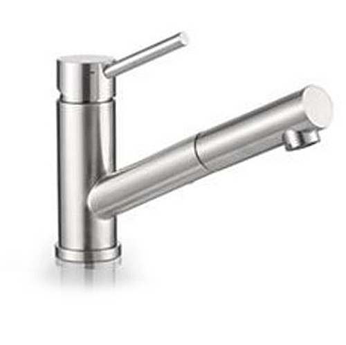 DE．LUXSO DF-7240ST<br>不鏽鋼廚房龍頭<br>可伸縮 (鉻色)產品圖