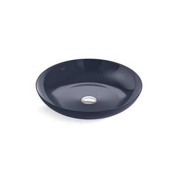 ♣️KOHLER 設計趨勢♣️ <br>K-EX26910T-52<br> Slice 鋼板琺瑯面盆(海軍藍)<br>(43.5 cm)  |超值組合|KOHLER 2024 設計趨勢型錄