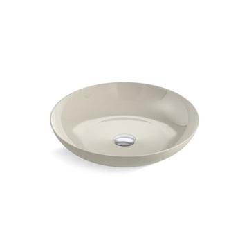 ♣️KOHLER 設計趨勢♣️ <br>K-EX26910T-GP<br> Slice 鋼板琺瑯面盆(沙丘色)<br>(43.5 cm)  |超值組合|KOHLER 2024 設計趨勢型錄