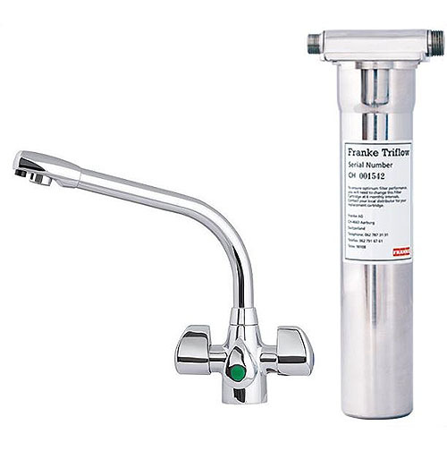 FRANKE<br>FT-201 三合一廚用龍頭<br>含淨水器 - (鉻色)  |廚用龍頭|FRANKE