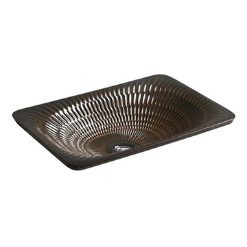 K-17916-RL-RB2<br>DERRING 長方形半崁盆<br>53.6x37cm  |特殊色面盆