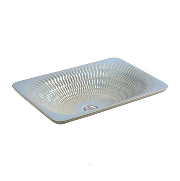 K-17916-RL-RB3<br>DERRING 長方形半崁盆<br>53.6x37cm  |特殊色面盆
