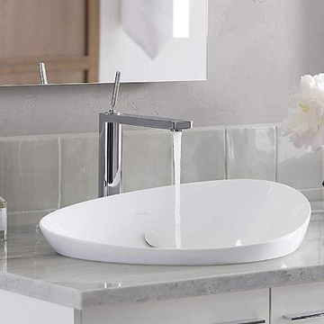 〝KOHLER 促銷商品〞<br>K-20704-0<br>Veil 檯面盆 (53.7 x 35.7 cm)  |面盆|KOHLER|檯上盆