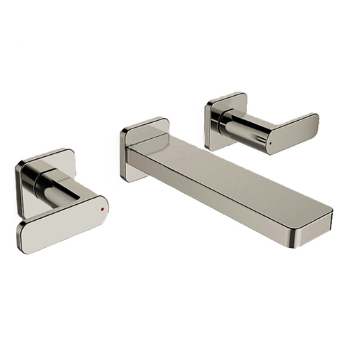 KOHLER<br>K-22569T-B4-BN<br>Parallel 掛牆式面盆龍頭<br>出水長度 16.8cm (羅曼銀)  |面盆龍頭|KOHLER|埋壁式面盆龍頭