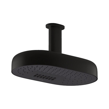 KOHLER<br>K-26295T-BL<br>Statement<br>14吋雙功能橢圓形頭頂花灑<br>(霧黑)  |黑色系列|浴用龍頭 / 花灑