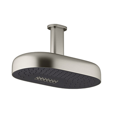 KOHLER<br>K-26295T-BN<br>Statement<br>14吋雙功能橢圓形頭頂花灑<br>(羅曼銀)  |淋浴花灑|KOHLER|頭頂花灑