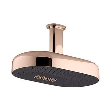 KOHLER<br>K-26295T-RGD<br>Statement<br>14吋雙功能橢圓形頭頂花灑<br>(玫瑰金)  |金色系列|浴用龍頭 / 花灑