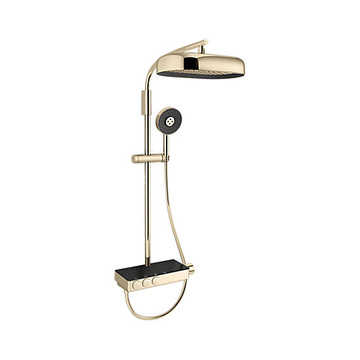 KOHLER<br>K-26333T-9-AF<br>Anthem 恆溫三路出水淋浴柱<br>(法蘭金)  |金色系列|浴用龍頭 / 花灑