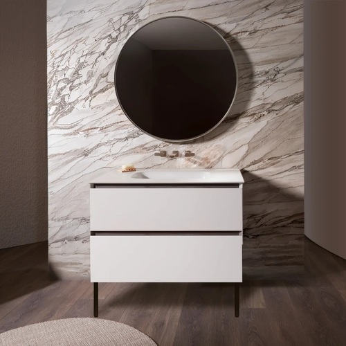 ❇️KOHLER 廚衛升級手冊❇️<br>KOHLER K-34930T-LEW + K-39682T-1-S1N<br>Orgalign 82.4cm 浴櫃組 <br>(極地白,含腳架)