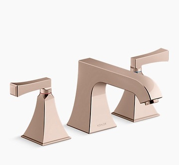 KOHLER <br>K-469T-4V-RGD<br>Memoirs 三孔式檯面浴缸龍頭<br>(玫瑰金)  |浴缸龍頭|KOHLER|浴缸上龍頭