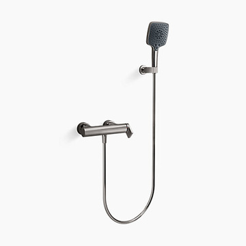 KOHLER K-73091T-4-TT<br>Composed 附牆花灑龍頭(鈦空銀)<br>無下出水  |浴缸龍頭|KOHLER|淋浴用龍頭(無下出水)