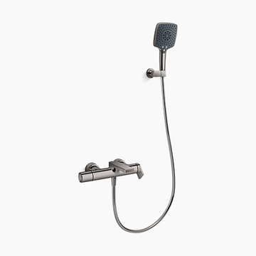 KOHLER K-73095T-4-TT<br>Composed 附牆花灑龍頭(鈦空銀)<br>含下出水  |浴缸龍頭|KOHLER|浴缸龍頭
