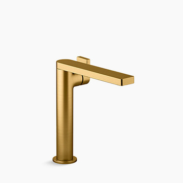 KOHLER  K-73168T-4-2MB<br>Composed 面盆龍頭<br>（側桿型把手）霧金  |金色系列|面用龍頭