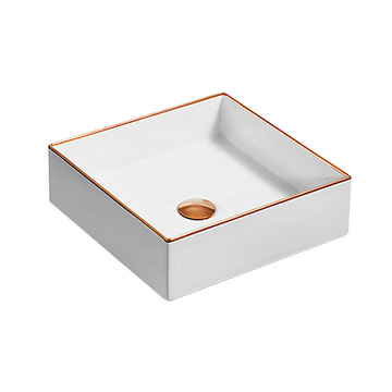 KOHLER<br>K-77674T-RGD-0<br>Mica 方形獨立盆 (玫瑰金)產品圖