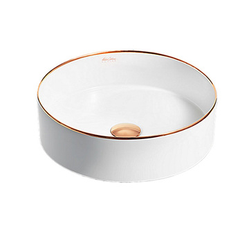 KOHLER <br>K-77675T-RGD-0<br>Mica 圓形獨立盆(玫瑰金)  |金色系列|面盆