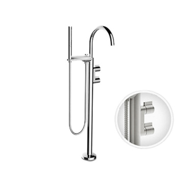 〝KOHLER 促銷商品〞 <br>K-77984T-4-CP<br>Components 立柱式浴缸龍頭<br>杆型把手 (鉻)  |浴缸龍頭|KOHLER|立柱式浴缸龍頭