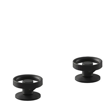 KOHLER<br>K-77990T-9-2BL<br>Components 面盆龍頭<br>輪型把手<br>(霧黑)  |面盆龍頭|KOHLER|龍頭把手