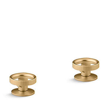 KOHLER<br>K-77990T-9-2MB<br>Components 面盆龍頭<br>輪型把手<br>(霧金)  |金色系列|面用龍頭