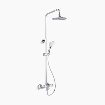 KOHLER<br>K-99741T-C9-CP<br>JULY 恆溫淋浴花灑升降桿組<br>(鉻)產品圖