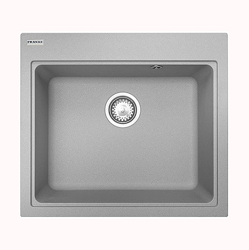 FRANKE<br>Mythos Fusion KSG-238<br>結晶花崗石水槽 (灰色)<br>(58.5 x 52 cm)  |廚用水槽|FRANKE