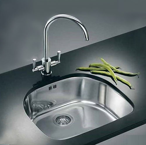 FRANKE<br>PCX 110-54<br>不鏽鋼大單槽 (下崁市)<br>(56 x 50 cm)  |廚用水槽|FRANKE