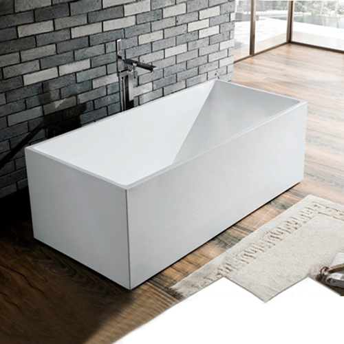 XYK708C <br>壓克力獨立式浴缸<br>方形 (130x70cm)  |浴缸|XYK